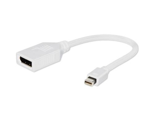 Перехідник mini DisplayPort to DisplayPort Cablexpert (A-mDPM-DPF-001-W)