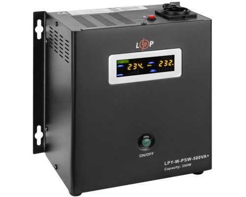 Пристрій безперебійного живлення LogicPower LPY- W - PSW-500VA+, 5А/10А (4142)