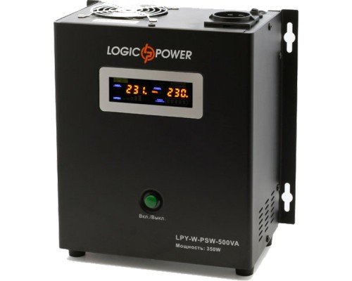 Пристрій безперебійного живлення LogicPower LPY- W - PSW-500VA+, 5А/10А (4142)