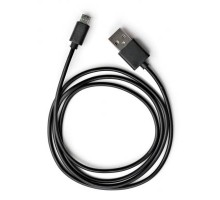 Дата кабель USB 2.0 AM to Micro 5P PVC 1m black Vinga (VCPDCM1BK)