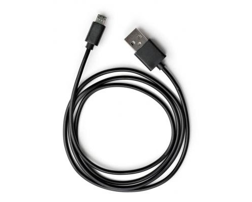 Дата кабель USB 2.0 AM to Micro 5P PVC 1m black Vinga (VCPDCM1BK)