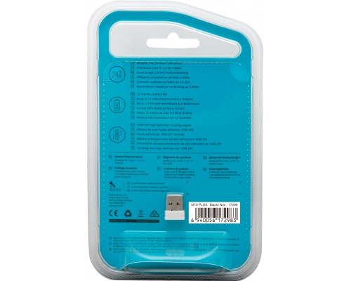 Мишка Rapoo M10 Plus Black