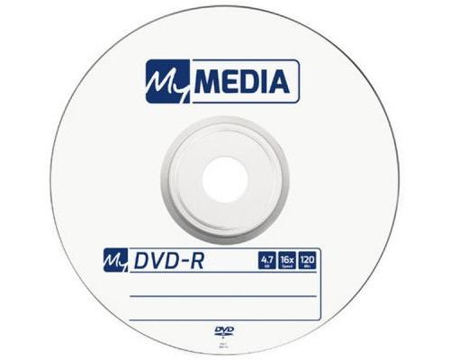 Диск DVD MyMedia DVD-R 4.7GB 16X Wrap MATT SILVER 50шт (69200)