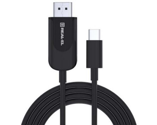 Перехідник USB Type-C to HDMI 1.8m CHD-180 4K 60Hz REAL-EL (EL123500044)