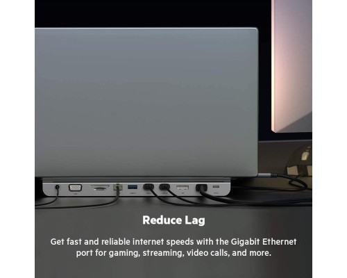 Концентратор Belkin USB-C 11-in-1 Multiport Dock (INC004BTSGY)