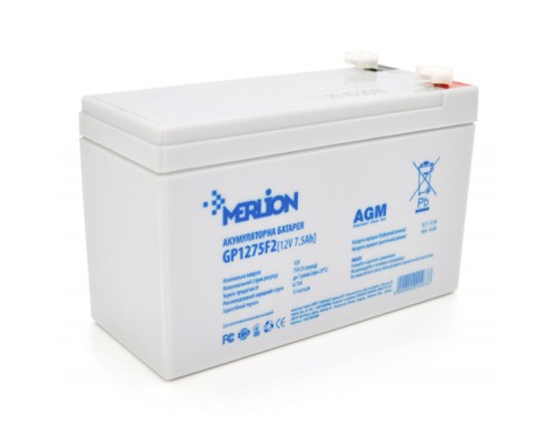 Батарея до ДБЖ Merlion 12V-7.5Ah (GP1275F2)