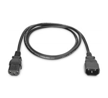 Кабель живлення C13 to C14 1.2m Digitus (AK-440201-012-S)