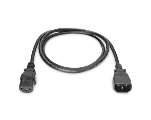 Кабель живлення C13 to C14 1.2m Digitus (AK-440201-012-S)
