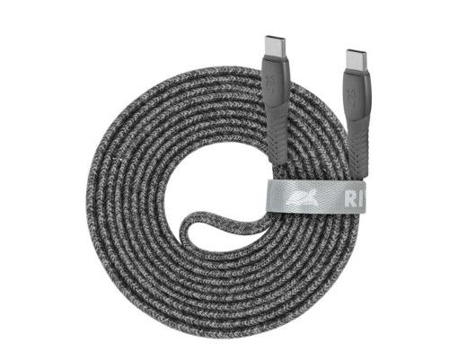 Дата кабель USB-C to USB-C 2.1m USB 2.0 3А 60W grey RivaCase (PS6105 GR21)