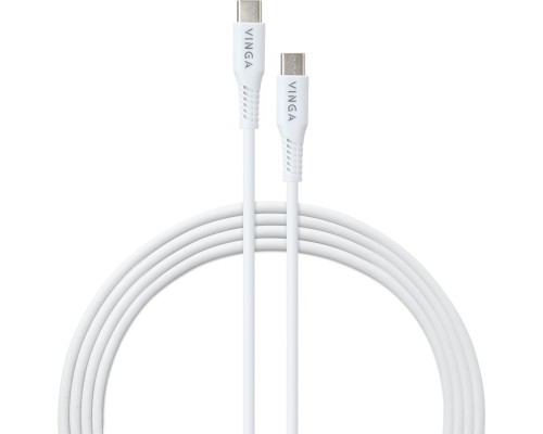 Дата кабель USB-C to USB-C 1.0m 60W TPE Vinga (VCDCCCM231)