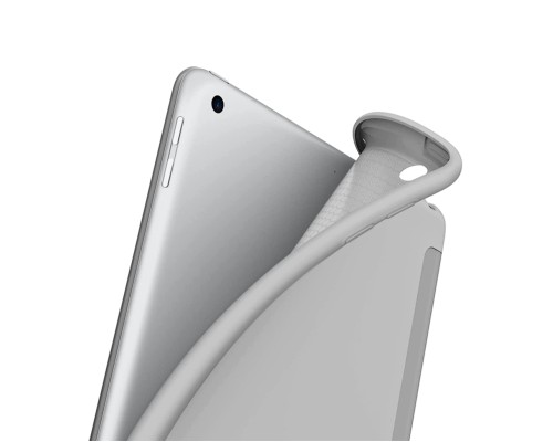 Чохол до планшета BeCover Tri Fold Soft TPU Silicone Apple iPad 9.7 2017/2018 A1822/A1823/A1893/A1954 Gray (706879)