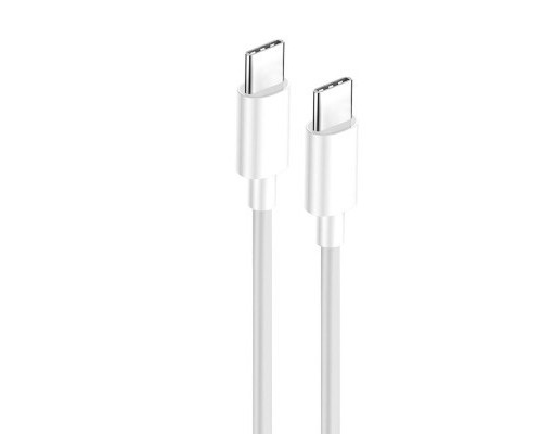 Дата кабель USB-C to USB-C 1.0m 3A 60W white ColorWay (CW-CBPDCC055-WT)