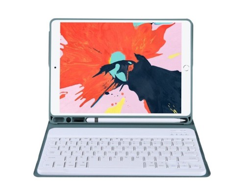 Чохол до планшета BeCover with Keyboard Apple iPad 10.2 2019/2020/2021 Dark Green (709676)