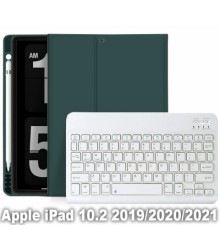 Чохол до планшета BeCover with Keyboard Apple iPad 10.2 2019/2020/2021 Dark Green (709676)