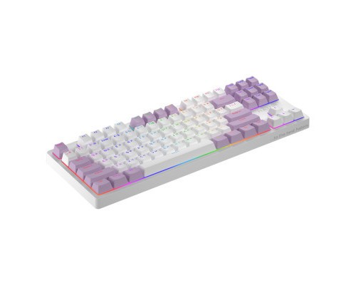 Клавіатура Hator Rockfall 2 Mecha Signature Edition USB White/White/Lilac (HTK-521-WWL)