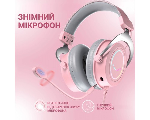 Навушники Fifine H3 RGB Pink (H3P)