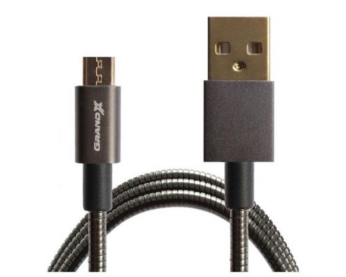 Дата кабель USB 2.0 AM to Micro 5P 1.0m Grand-X (MM-01)