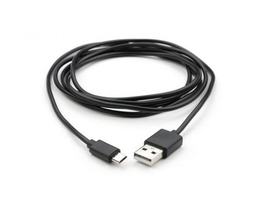 Дата кабель USB 2.0 AM to Micro 5P PVC 1.8m black Vinga (VCPDCM1.8BK)