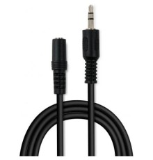 Кабель мультимедійний Jack 3.5mm M/F 1.8 m Vinga (VCPDCJ35MF1.8BK)