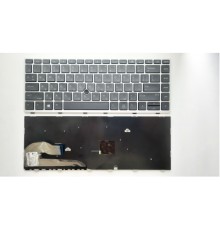 Клавіатура ноутбука HP EliteBook 840 G5 черная с серебр, с ТП UA (A46178)
