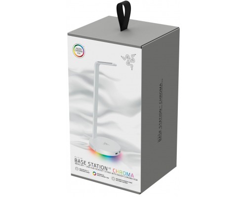 Підставка для гарнітури Razer Base Station V2 Chroma Mercury (RC21-01510300-R3M1)