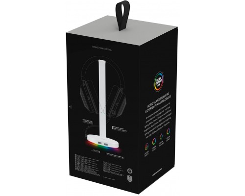 Підставка для гарнітури Razer Base Station V2 Chroma Mercury (RC21-01510300-R3M1)