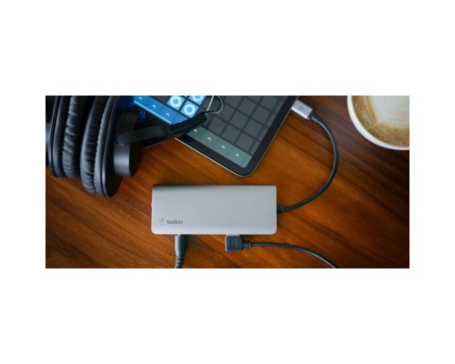 Концентратор Belkin USB-C 7-in-1 Multiport Dock (AVC009BTSGY)