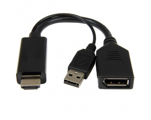 Перехідник HDMI to DisplayPort, 4K 30Hz Cablexpert (A-HDMIM-DPF-01)