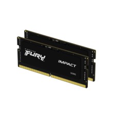 Модуль пам'яті для ноутбука SoDIMM DDR5 16GB (2x8GB) 4800 MHz FURY Impact Kingston Fury (ex.HyperX) (KF548S38IBK2-16)