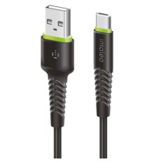 Дата кабель USB 2.0 AM to Type-C 2.0m CBFLEXT2 Black Intaleo (1283126521423)