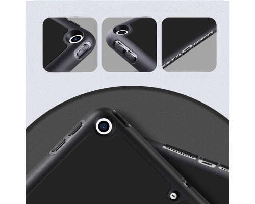 Чохол до планшета BeCover Tri Fold Soft TPU mount Apple Pencil Apple iPad 9.7 2017/2018 A1822/A1823/A1893/A1954 Black (708453)