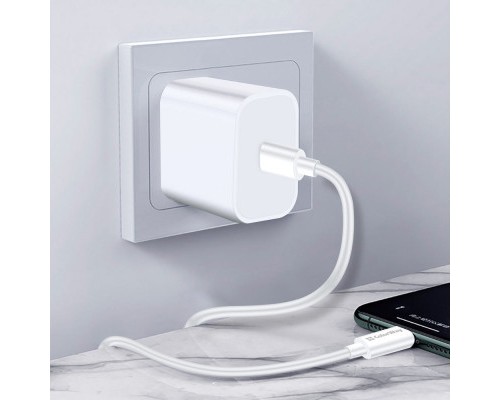 Дата кабель USB-C to USB-C 2.0m 3A 65W white ColorWay (CW-CBPDCC056-WT)