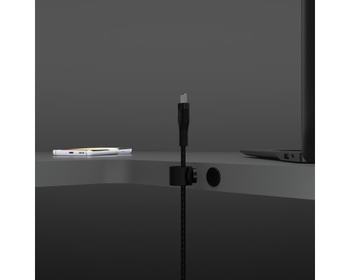 Дата кабель USB-C to USB-C 1.0m Belkin (CAB011BT1MBK)