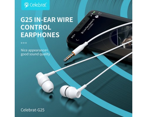 Навушники Celebrat G25 White (1006645)