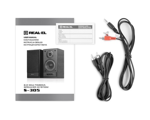 Акустична система REAL-EL S-305 Black (EL121200012)