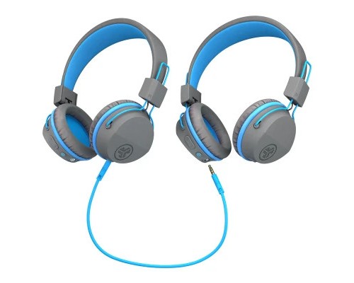 Навушники Jlab JBuddies Studio Wireless Graphite/Blue (IEUHBSTUDIORGRYBLU4)