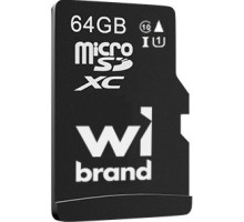 Карта пам'яті Wibrand 64GB mictoSD class 10 UHS-I (WICDXU1/64GB)