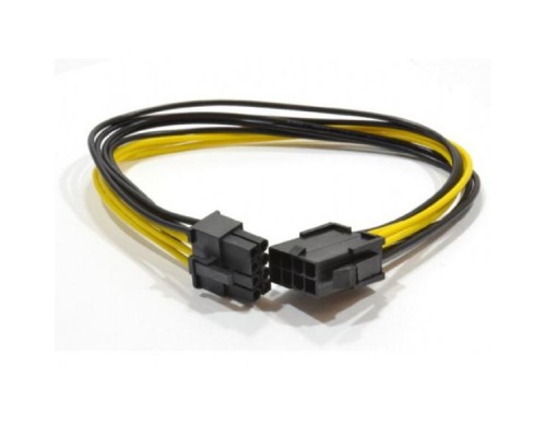 Кабель живлення PCI express 6+2-pin power 0.3m extender Cablexpert (CC-PSU-84)