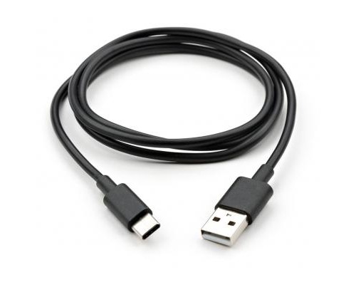 Дата кабель USB 2.0 AM to Type-C PVC 1m black Vinga (VCPDCTC1BK)