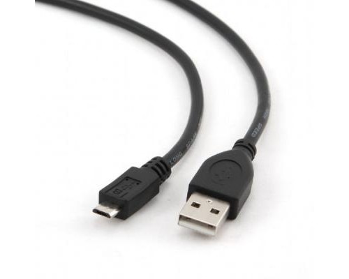 Дата кабель USB 2.0 AM to Micro 5P 0.1m Cablexpert (CCP-mUSB2-AMBM-0.1M)