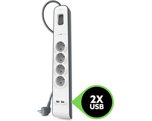 Мережевий фільтр живлення Belkin BSV401vf2M