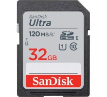 Карта пам'яті SanDisk 32GB SDHC class 10 Ultra (SDSDUN4-032G-GN6IN)