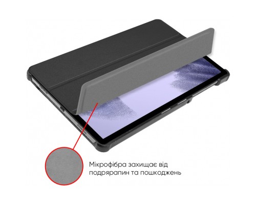Чохол до планшета AirOn Premium Samsung Galaxy Tab A7 LITE T220/T225 Black + film (4822352781064)
