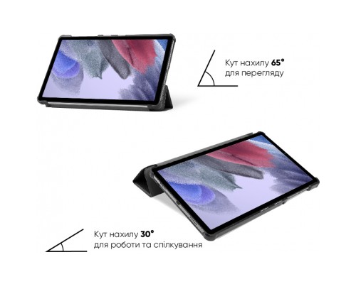 Чохол до планшета AirOn Premium Samsung Galaxy Tab A7 LITE T220/T225 Black + film (4822352781064)