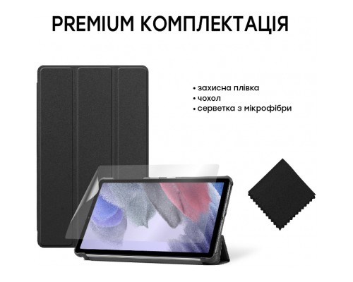 Чохол до планшета AirOn Premium Samsung Galaxy Tab A7 LITE T220/T225 Black + film (4822352781064)