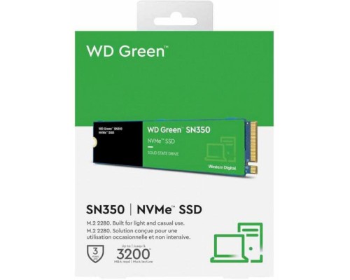 Накопичувач SSD M.2 2280 250GB SN350 WD (WDS250G2G0C)