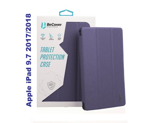 Чохол до планшета BeCover Tri Fold Soft TPU Silicone Apple iPad 9.7 2017/2018 A1822/A1823/A1893/A1954 Purple (706880)