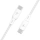 Дата кабель USB-C to USB-C 2.0m 100W white Belkin (CAB014BT2MWH)