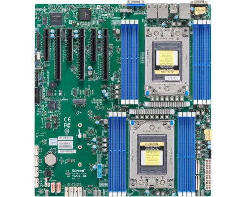 Серверна материнська плата Supermicro SERVER MB EPYC 7002 EATX/MBD-H12DSI-N6-O (MBD-H12DSI-N6-O)
