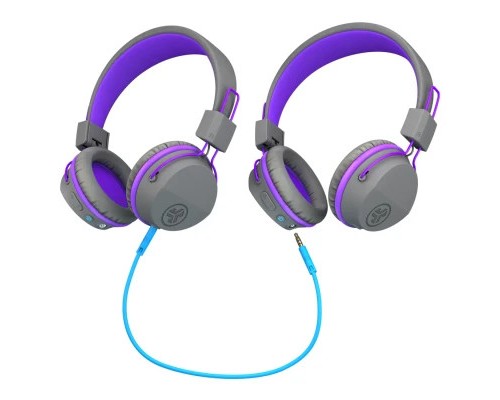 Навушники Jlab JBuddies Studio Wireless Graphite/Purple (IEUHBSTUDIORGRYPRPL4)